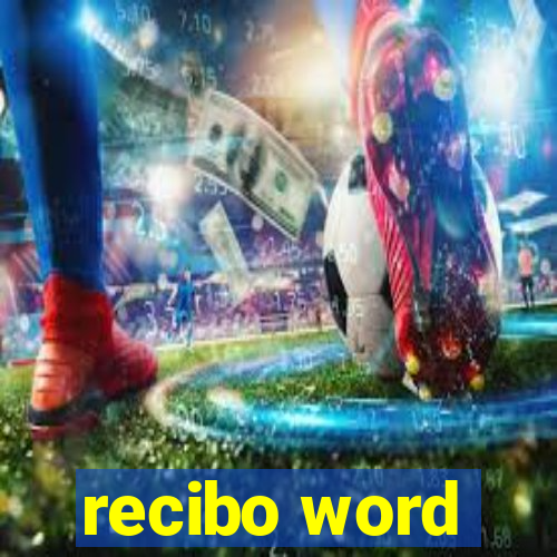 recibo word